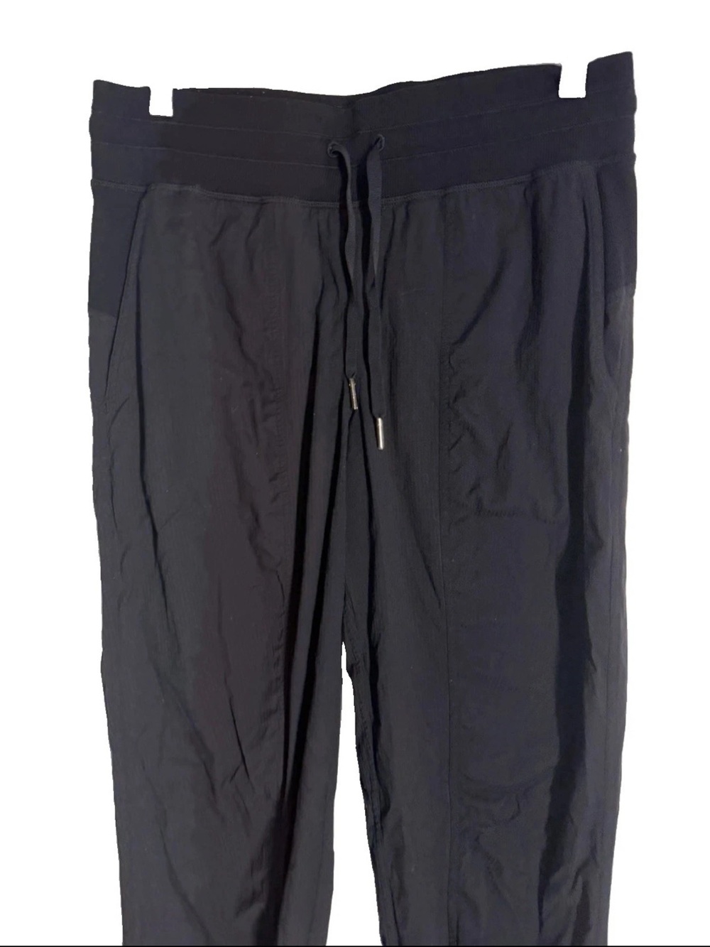 Lululemon Dance Studio Mid Rise Jogger Pants Full Length Black Travel Womens 8 - Picture 10 of 13